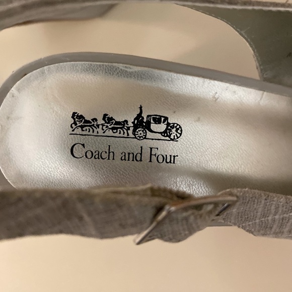 “COACH & FOUR” Kaiea Bow Sling Back Peep Toe - Picture 10 of 11